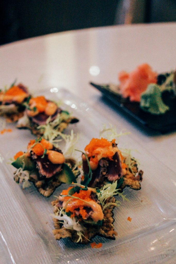 Tuna Nachos at Zeta