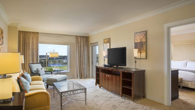 deluxe suite living space