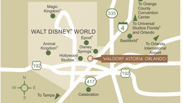 Map Of Orlando Florida Near Disney World 2018