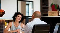 Couple dining