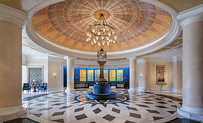 Waldorf Astoria lobby clock