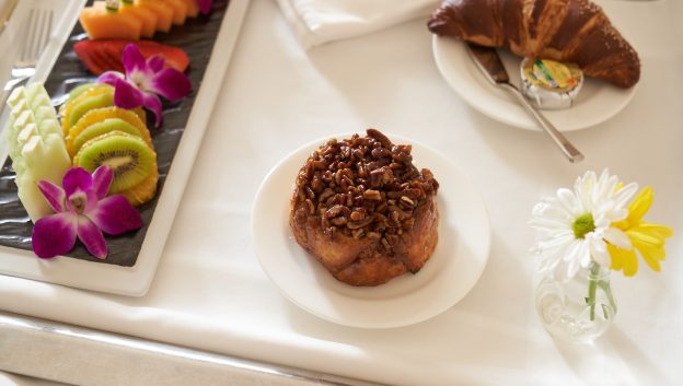 In-Room Dining Breakfast at Waldorf Astoria Orlando 