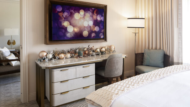 Cool Christmas Holiday Suite Bedroom