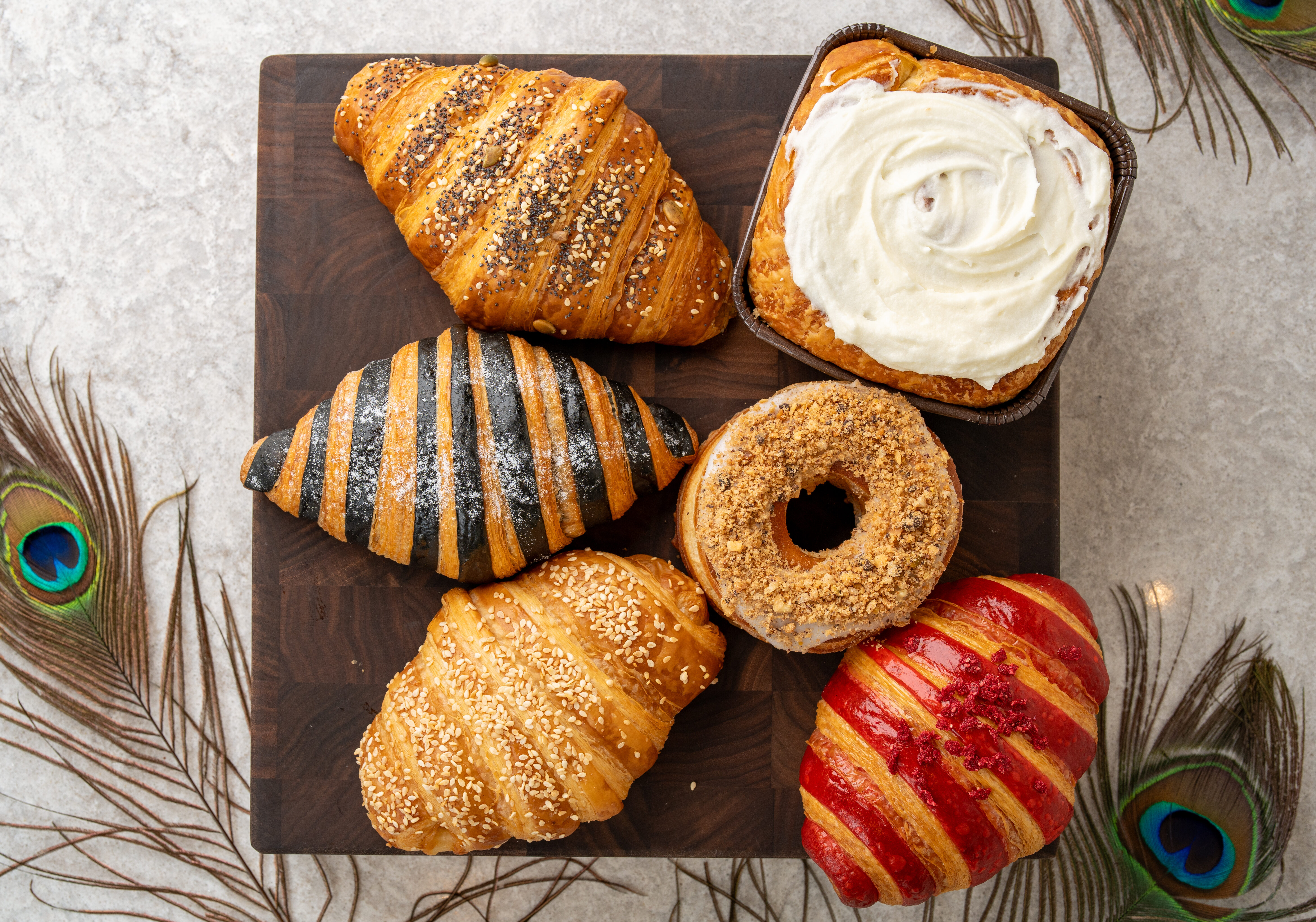 Fresh croissants
